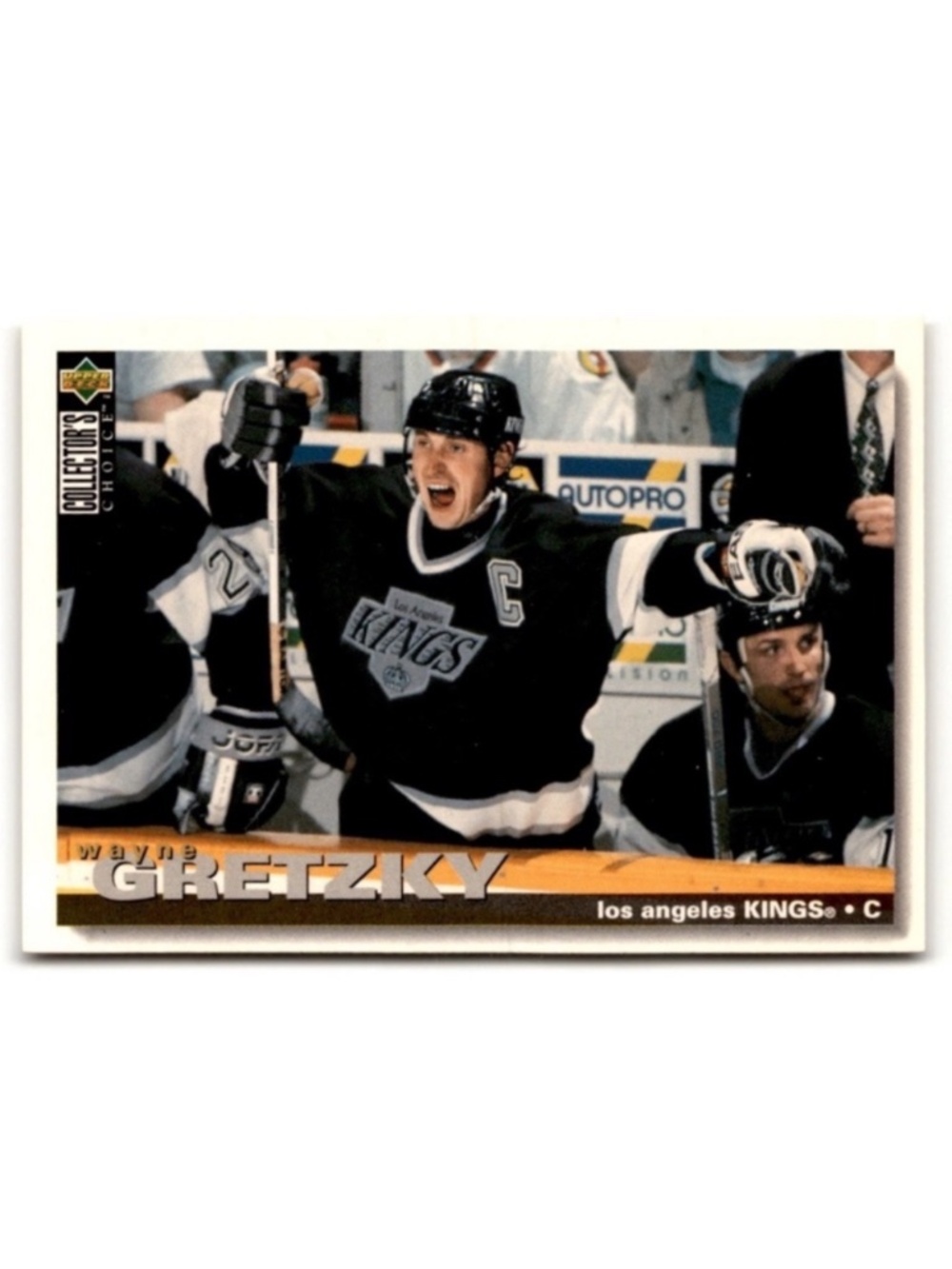 Wayne Gretzky 1995/96 Upper Deck CC Los Angelas Kings Hockey Card